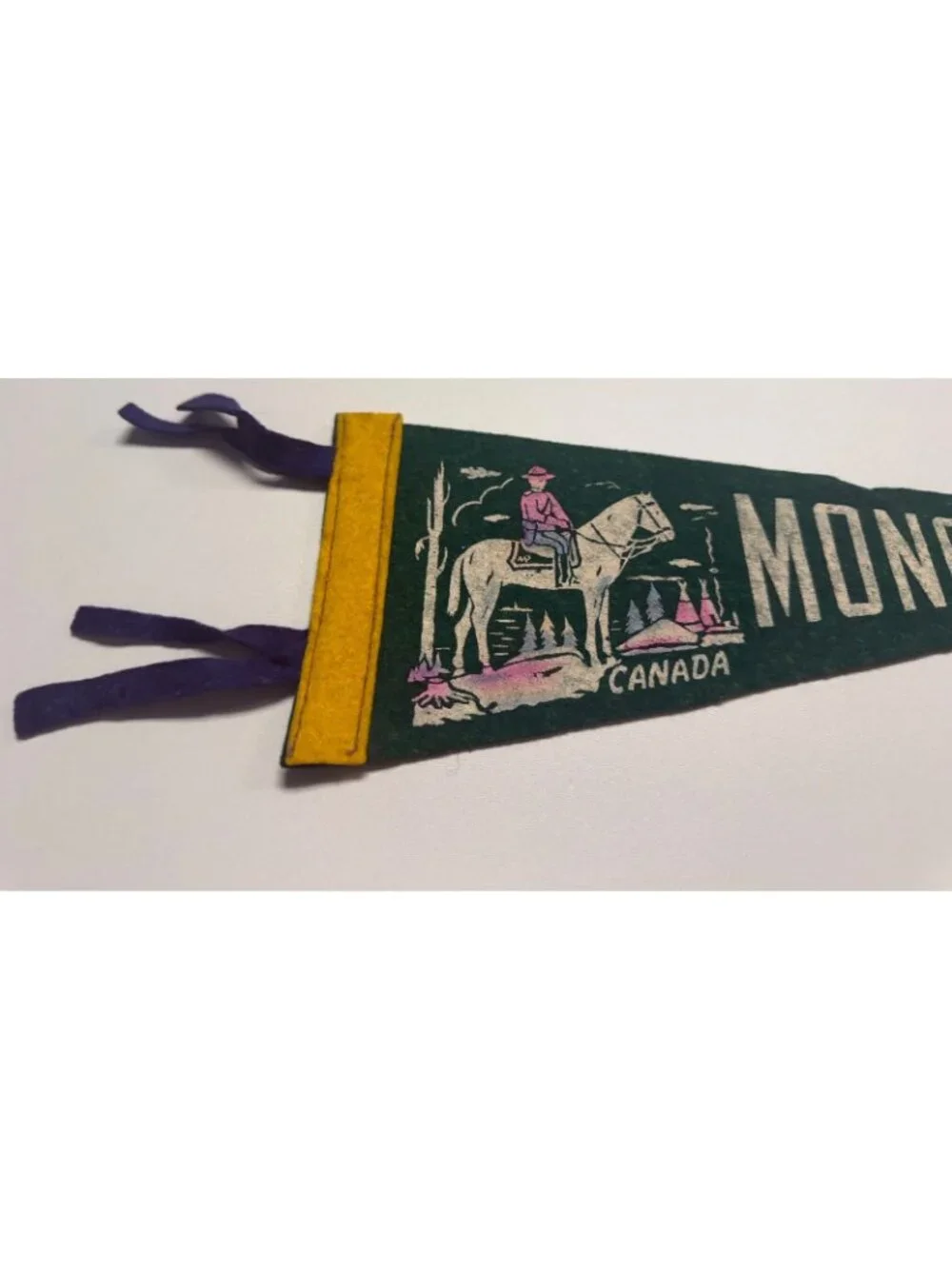 Vintage Moncton N.B. Canada pennant